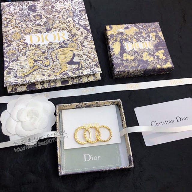 Dior飾品 迪奧經典熱銷中古款專櫃火爆款女戒指  zgd1010